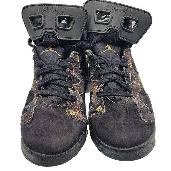 Nike Air Jordan Retro CNY Chinese New Year Womens Black Gold